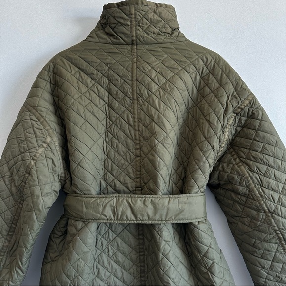 FRAME Quilted Drape Neck Coat/Jacket - Picture 7 of 13